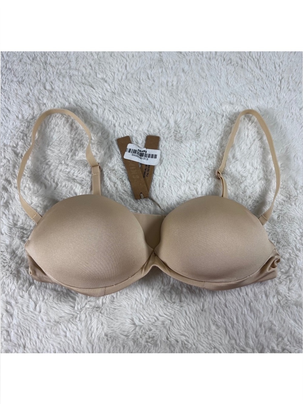 Skims Ultimate Strapless Pushup Bra Sand 32B